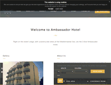 Tablet Screenshot of ambassadormalta.com